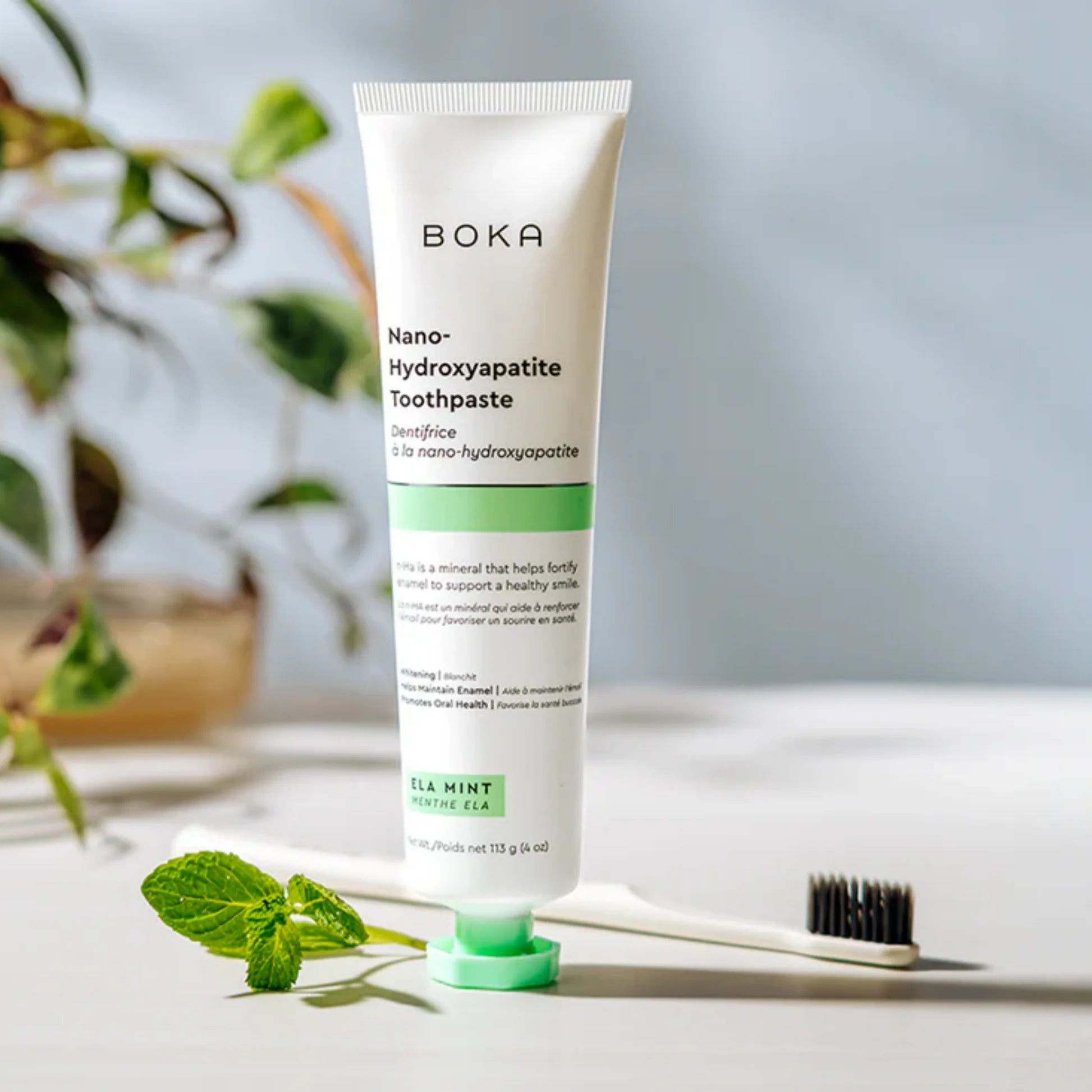 Boka Ela Mint Fluoride-Free Whitening Toothpaste
